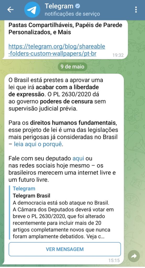 Pastas Compartilháveis